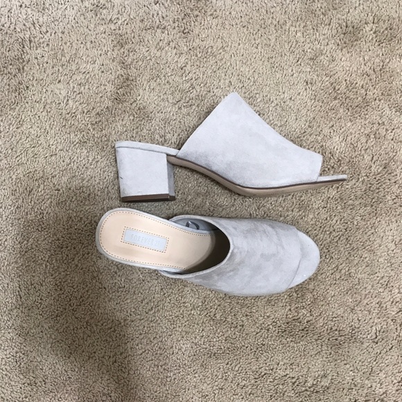Forever 21 Pale Blue/Gray Block Sandals - Picture 1 of 1